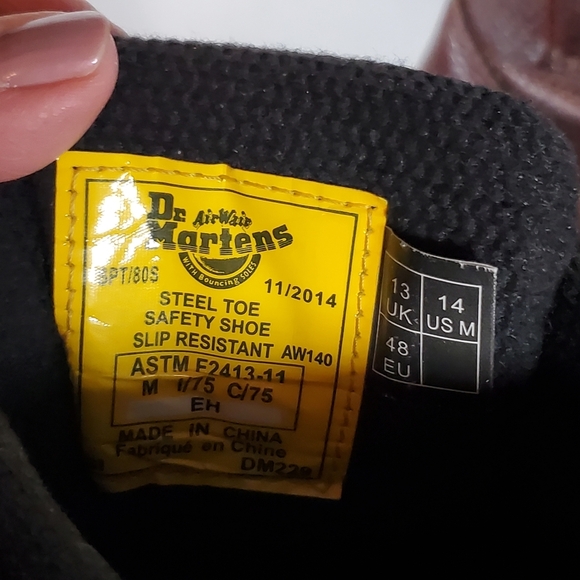 Dr. Martens Steel Toe Boots - Picture 9 of 9
